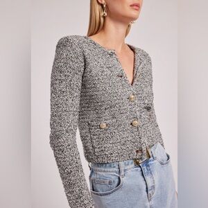 Generation Love Grey Cardigan Top